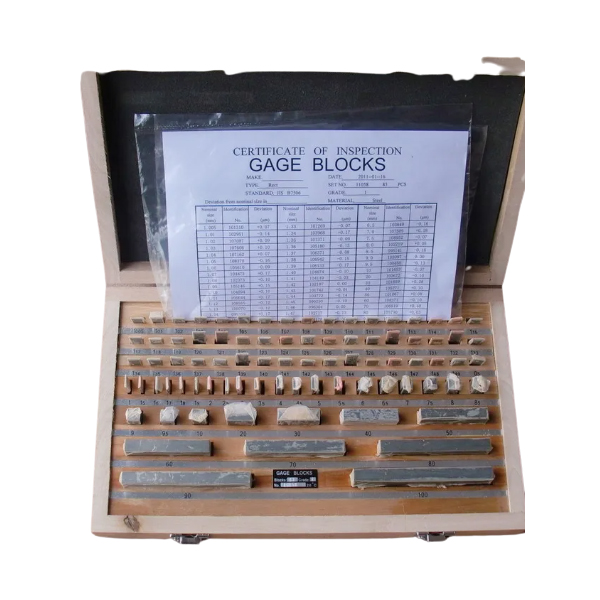 Khối gage thép chính xác Lớp 0/Lớp 1/Lớp 2
